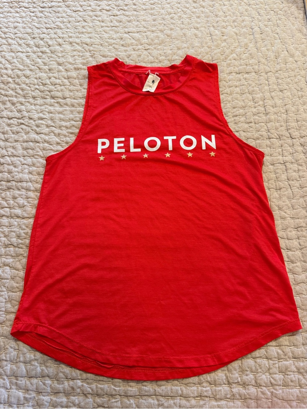 BOGO 1/2 off any Peloton! Spiritual Gangster Red Muscle Tank
